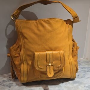 Coldwater Creek Lamb Leather  Shoulder Bag